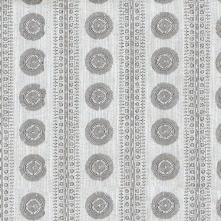 ADORNMENT EMBROIDERY FLINT 407371 by PKL Studio Designer Fabric - 100% Polyester India 9000 Horizontal: 3 and Vertical: 3.8 55 - Swanky Fabrics -