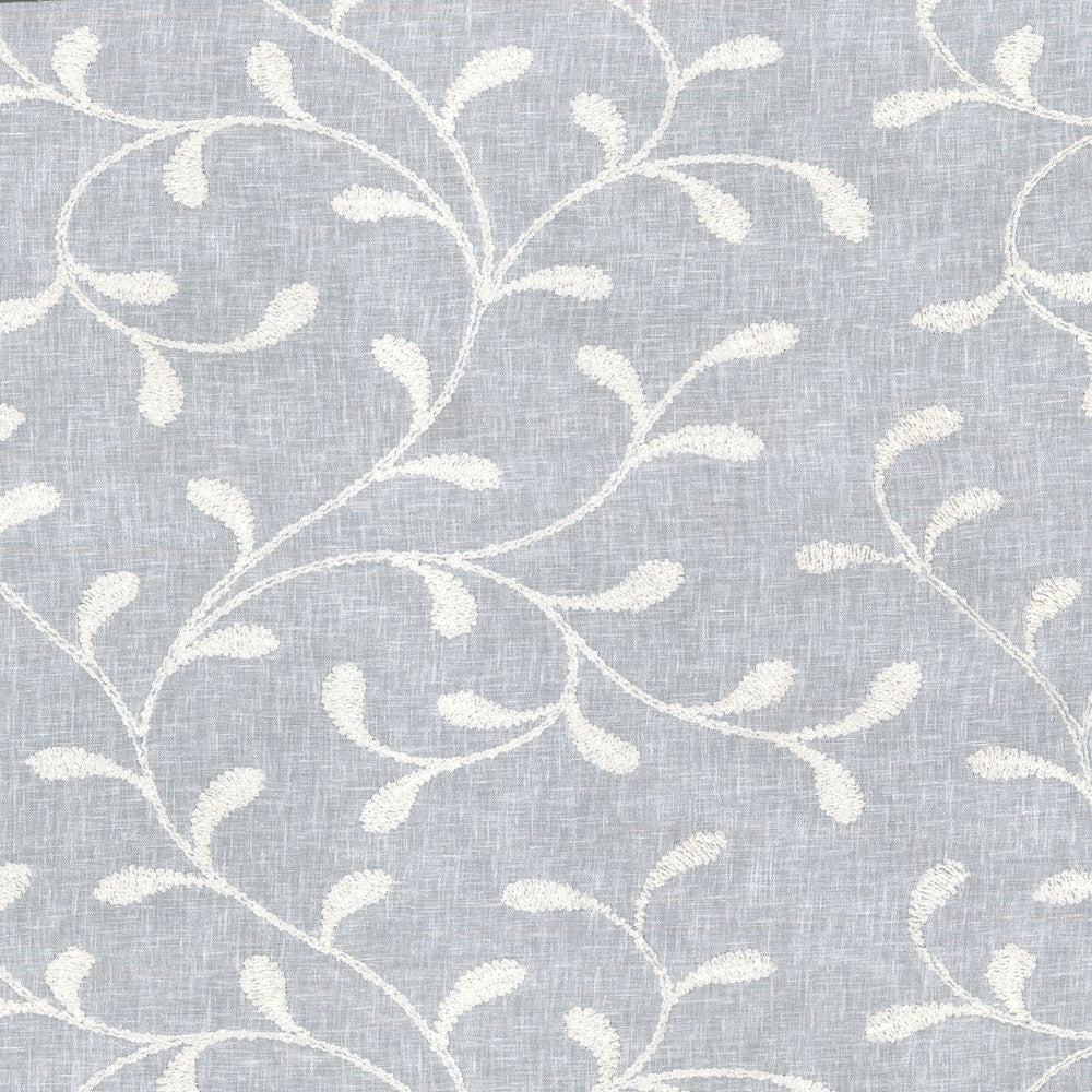 Frisee Vine Ivory 407960 by PKL Studio Designer Fabric - Base:80%Polyester 20%Cotton Embroid:100%Polyester INDIA Horizontal: 17 and Vertical: 18 54 - Swanky Fabrics -