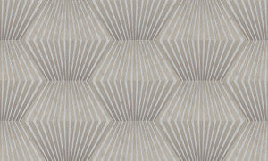 Lehnmann Taupe Geo Wallpaper by Advantage Designer