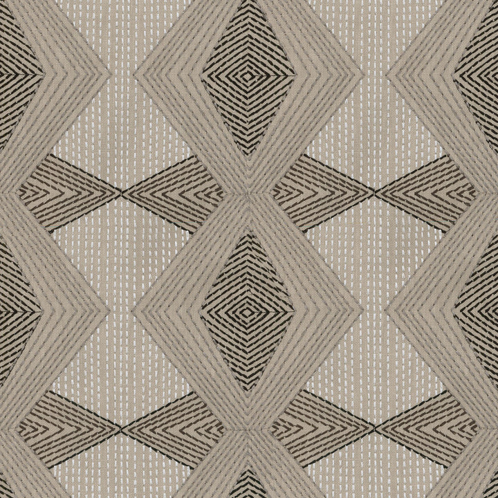 Diamond Dash Embroidery Dune 408381 by PKL Studio Designer Fabric - 50%Polyester 50%Cotton Embroid:100%Polyester India 51000 Horizontal: 6 and Vertical: 6.25 55 - Swanky Fabrics -