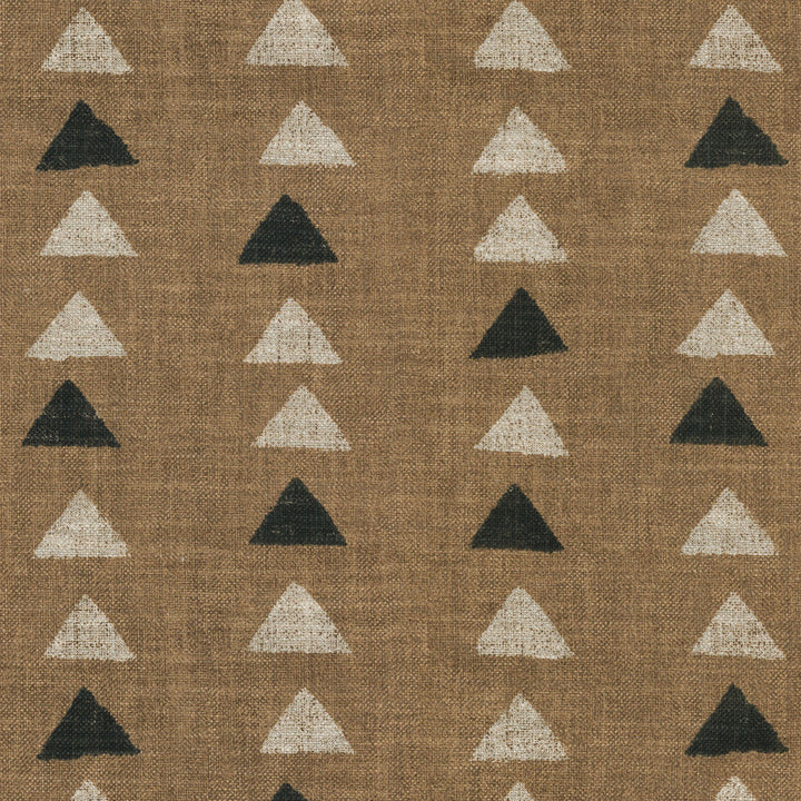 Nomadic Triangle Clay 408451 by PKL Studio Designer Fabric SIMPLY SAID I 75% Cotton 25% Linen PAKISTAN Wyzenbeek 30,000 Horizontal: 13.50" and Vertical: 12.60" 54" - Swanky Fabrics -