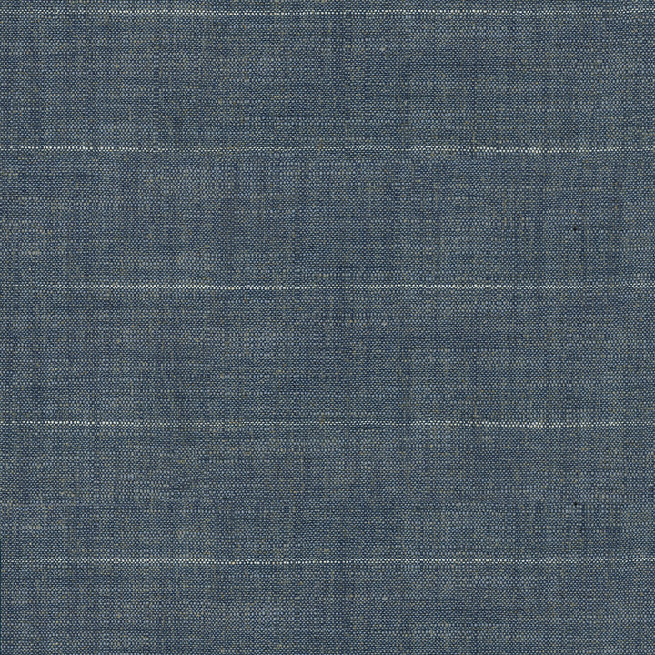 Huntington Stripe Denim 408513 by Performance Designer Fabric - 65% Polyester 20% Acrylic 15% Linen CHINA 51000 Horizontal: 0 and Vertical: 3 57 - Swanky Fabrics -