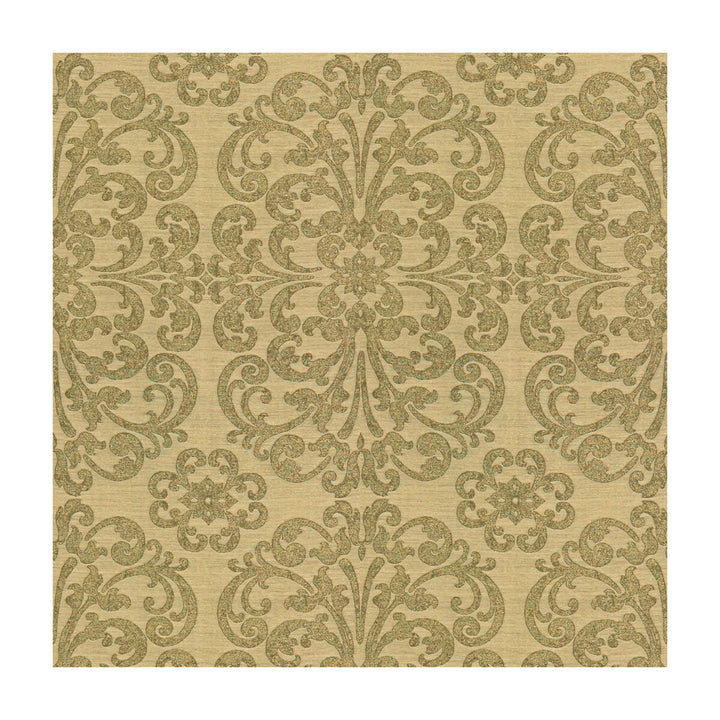 Metallic Motif Nickel by Kravet Couture Designer Fabric MODERN LUXE II LINEN - 26%;POLYESTER - 19%;SILK - 19%;VISCOSE - 18%;WOOL - 18% India - Horizontal: 13.5 and Vertical: 20 55 - Swanky Fabrics -