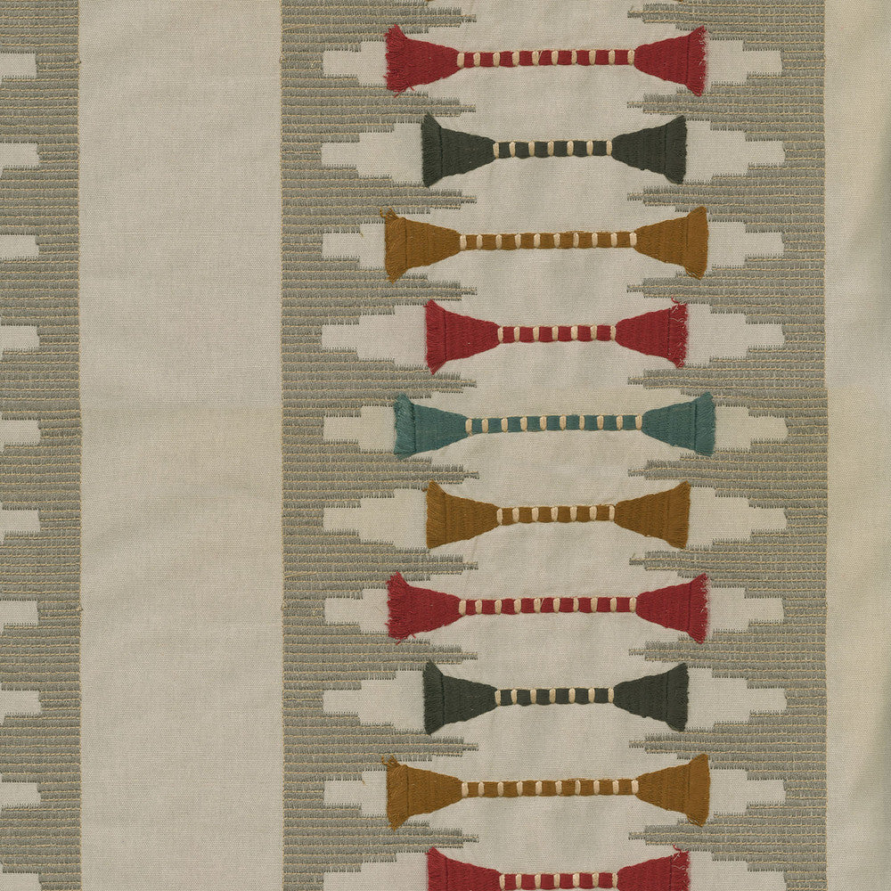 Le Souk Emb Spice 408820 by PKL Studio Designer Fabric - 100% Cotton Embroid:100% Polyester INDIA 51000 Horizontal: 14.5 and Vertical: 12.25 57 - Swanky Fabrics -