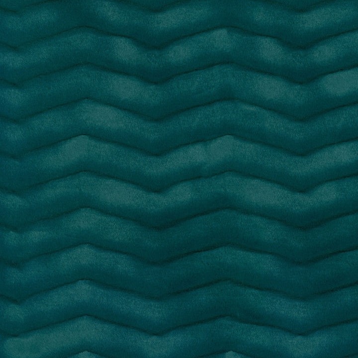 Lush Chevron Teal 408834 by PKL Studio Designer Fabric - 100%Polyester CHINA 51000 Horizontal: 6 and Vertical: 1.5 59 - Swanky Fabrics -