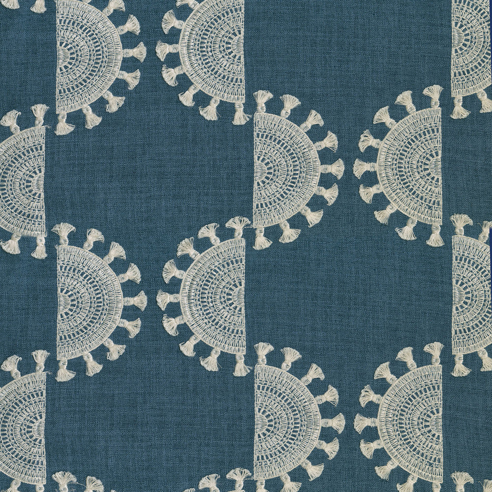 Solara Emb Tide 408992 by PKL Studio Designer Fabric - 100% Polyester Embroid:100% Polyester INDIA 50000 Horizontal: 12.75 and Vertical: 9.25 54 - Swanky Fabrics -