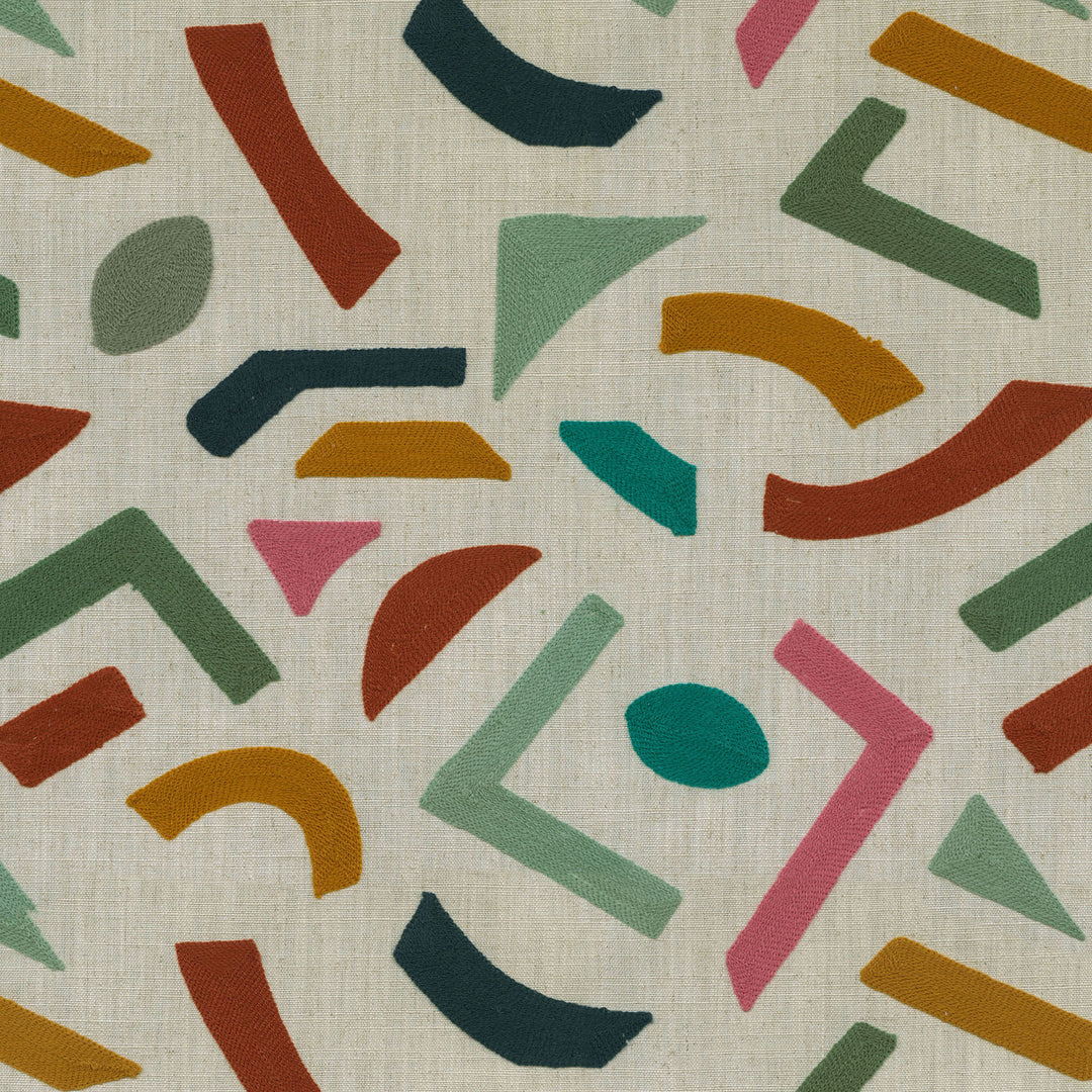 PKL Studio Fabric Oslo Embroidery Confetti 409030 - 6 7/8 Yards