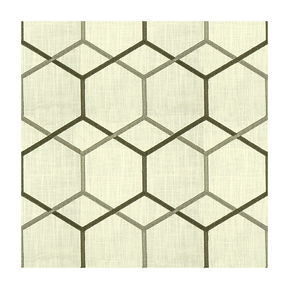 Gunnison Smoke by Kravet Basics Designer Fabric CANDICE OLSON COLLECTION VISCOSE - 75%;LINEN - 25% India - Horizontal: 10.5 and Vertical: 13 51 - Swanky Fabrics -