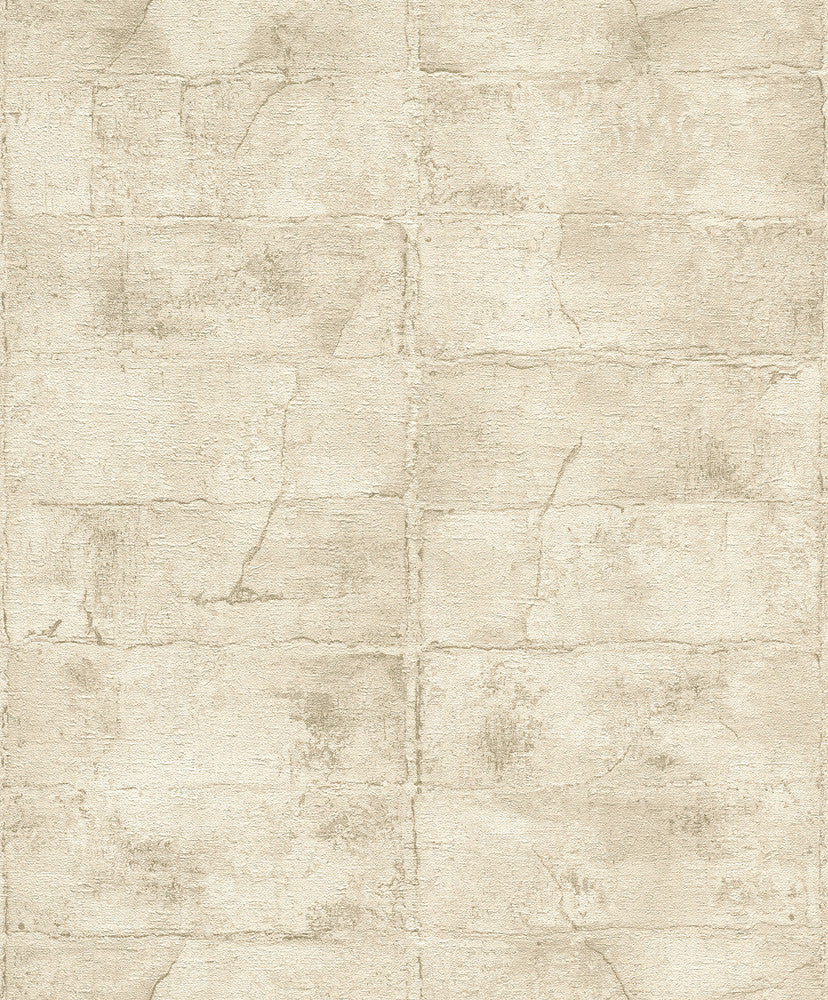 Clay Bone Stone Wallpaper by Advantage Designer Concrete Covers about 57.5 square feet 20.9-in by 33-ft long roll Unpasted 3.5 - Swanky Fabrics -