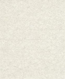 Seth White Triangle Wallpaper by Advantage Designer