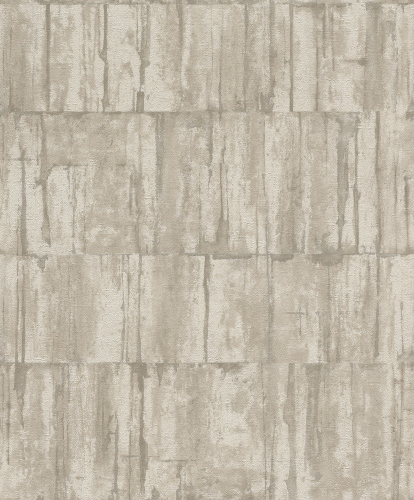 Buck Taupe Horizontal Wallpaper by Advantage Designer Concrete Covers about 57.5 square feet 20.9-in by 33-ft long roll Unpasted 12.6 - Swanky Fabrics -