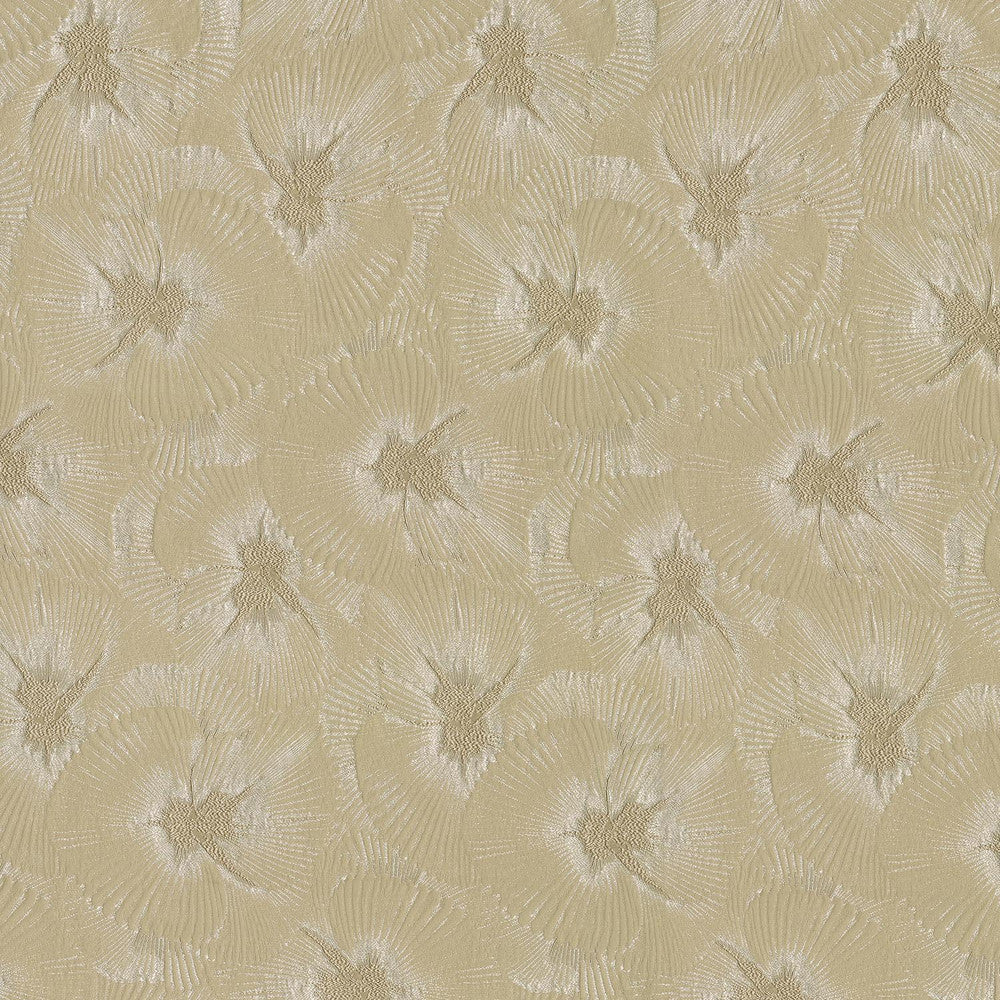 Fleurine Sand 410051 by PKL Studio Designer Fabric - 100% Polyester INDIA 9000 Horizontal: 9.3 and Vertical: 22 54 - Swanky Fabrics -