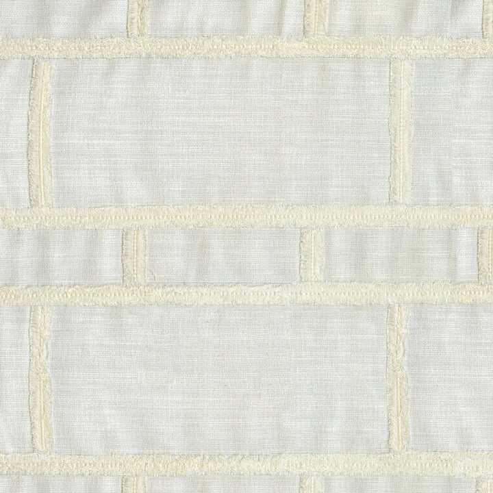 On The Fringe Em Cream 410152 by PKL Studio Designer Fabric - 67%Polyester 33%Cotton Embroid:100%Viscose INDIA 51000 Horizontal: 13 and Vertical: 9 54 - Swanky Fabrics -