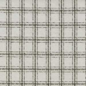 Glendale Plaid Domino 410213 by PKL Studio Designer Fabric