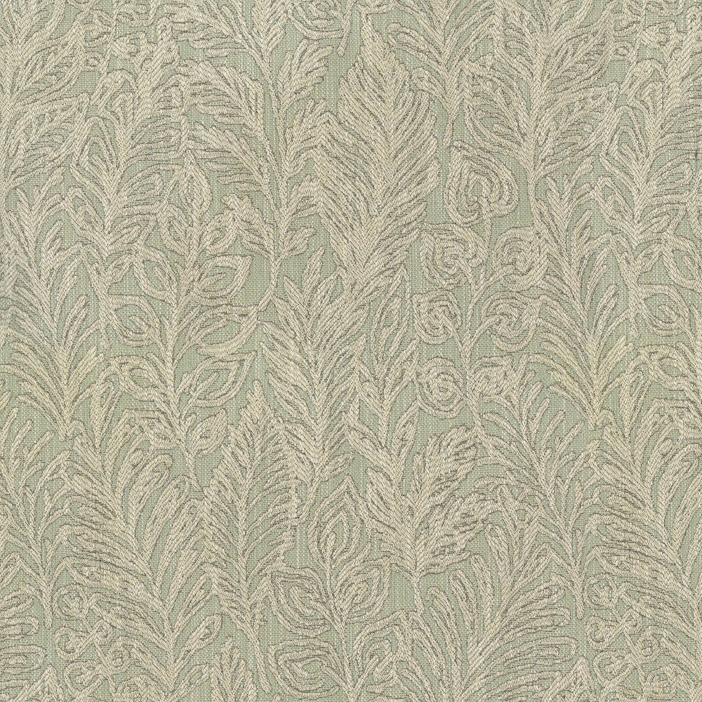 Climbing Leaves Sage 410220 by PKL Studio Designer Fabric - 100% Polyester CHINA 15000 Horizontal: 14.5 and Vertical: 19.25 57 - Swanky Fabrics -