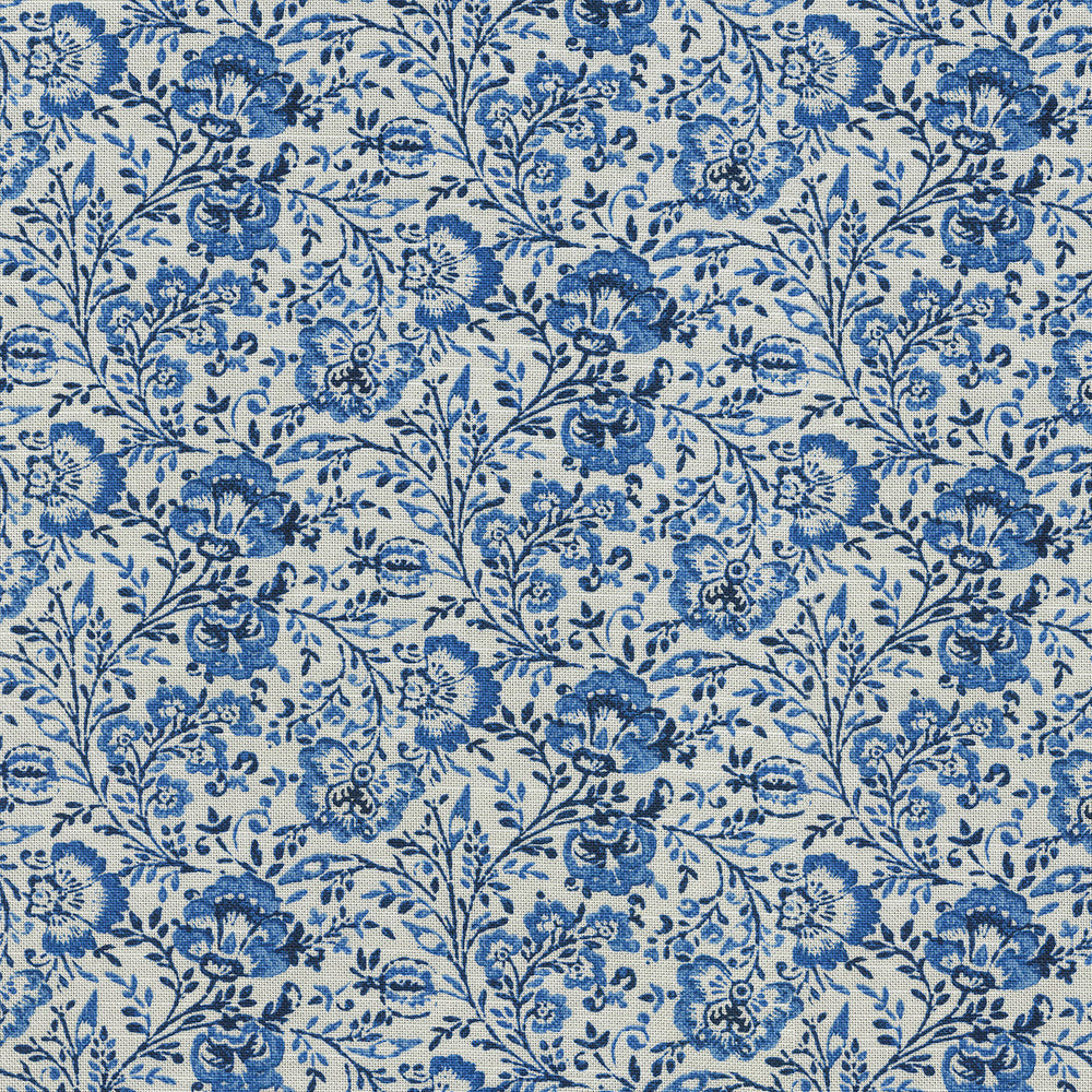 Filigree Aegean 410361 by PKL Studio Designer Fabric - Base:100%Cotton CHINA 27000 Horizontal: 4.5 and Vertical: 5.05 54 - Swanky Fabrics -