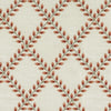 Clover Lane Emb Coral 410570 by PKL Studio Designer Fabric