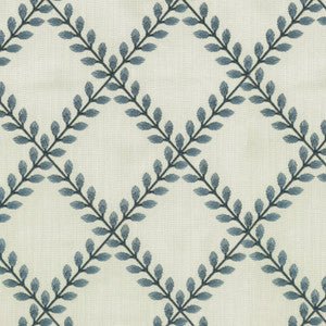Clover Lane Emb Porcelain 410572 by PKL Studio Designer Fabric