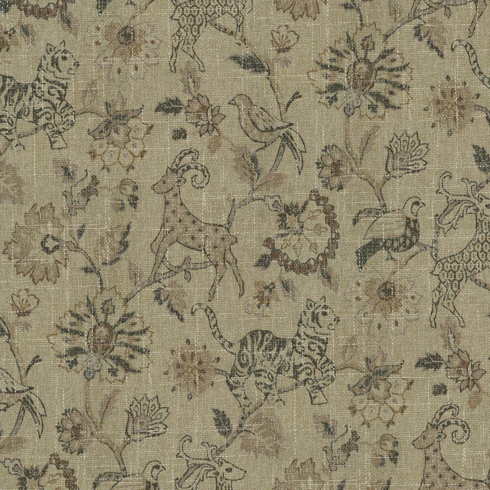 On Safari Toast 410662 by PKL Studio Designer Fabric 80% Polyester, 20% Rayon China 51000 Horizontal: 13.5 and Vertical: 27 55 - Swanky Fabrics -