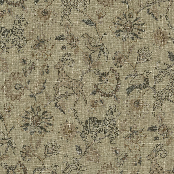 On Safari Toast 410662 by PKL Studio Designer Fabric - 80% Polyester 20% Rayon Back:100% Acrylic latex/needle punch CHINA 51000 Horizontal: 13.5 and Vertical: 27 55 - Swanky Fabrics -