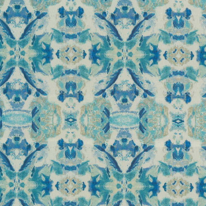 Od Sea Vision Azure 410811 by PKL Studio Designer Fabric - 100% Polyester PAKISTAN Horizontal: 6.75 and Vertical: 8.5 55 - Swanky Fabrics -