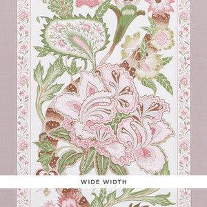 Anjou Stripe Blush 5010171 by Schumacher Designer Wallpaper