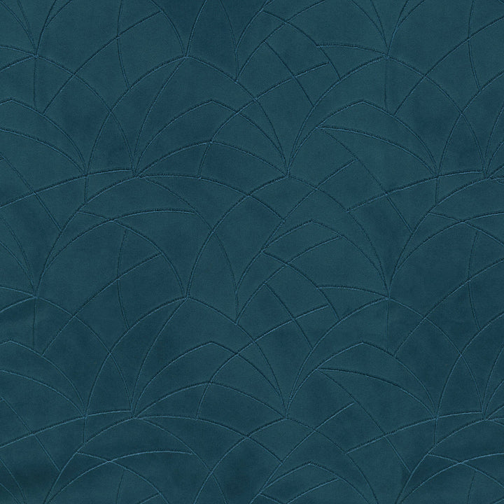 Curvature Embroidery Indigo 411271 by PKL Studio Designer Fabric - 95% polyester, 5% rayon Embroidery 100% rayon India 51000 Horizontal: 9 and Vertical: 6 55/54 - Swanky Fabrics -