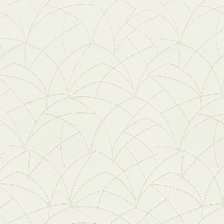 Curvature Embroidery Snow 411277 by PKL Studio Designer Fabric - 95% polyester, 5% rayon Embroidery 100% rayon India 51000 Horizontal: 9 and Vertical: 6 55/54 - Swanky Fabrics -
