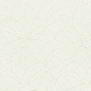 Curvature Embroidery Snow 411277 by PKL Studio Designer Fabric