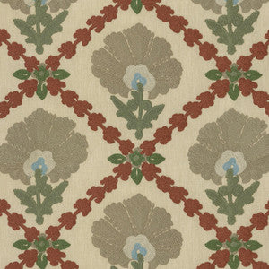 Grand Fleur Embroidery Harvest 411401 by PKL Studio Designer Fabric