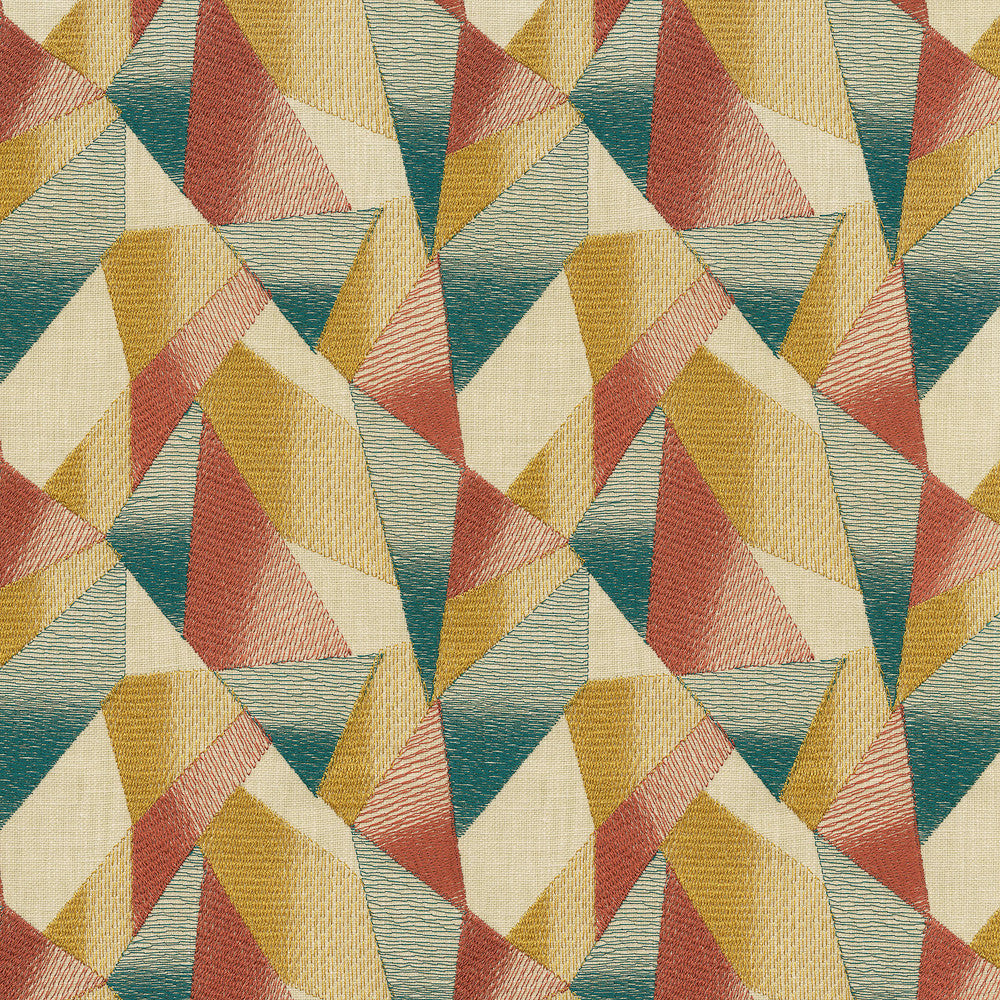 Prism Embroidery Gem 411440 by PKL Studio Designer Fabric - 63% polyester, 37% cotton Embroidery 100% polyester India 51000 Horizontal: 6.5 and Vertical: 6.12 54 - Swanky Fabrics -
