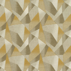 Prism Embroidery Golden 411441 by PKL Studio Designer Fabric