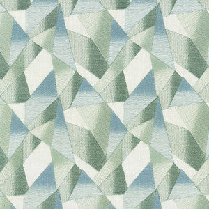 Prism Embroidery Aquamarine 411443 by PKL Studio Designer Fabric