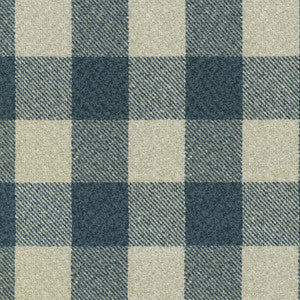 Check Box Indigo 411451 by PKL Studio Designer Fabric