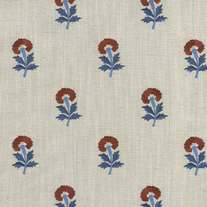 Thistle Embroidery Americana 411490 by PKL Studio Designer Fabric