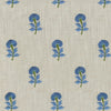 Thistle Embroidery Bluebell 411491 by PKL Studio Designer Fabric