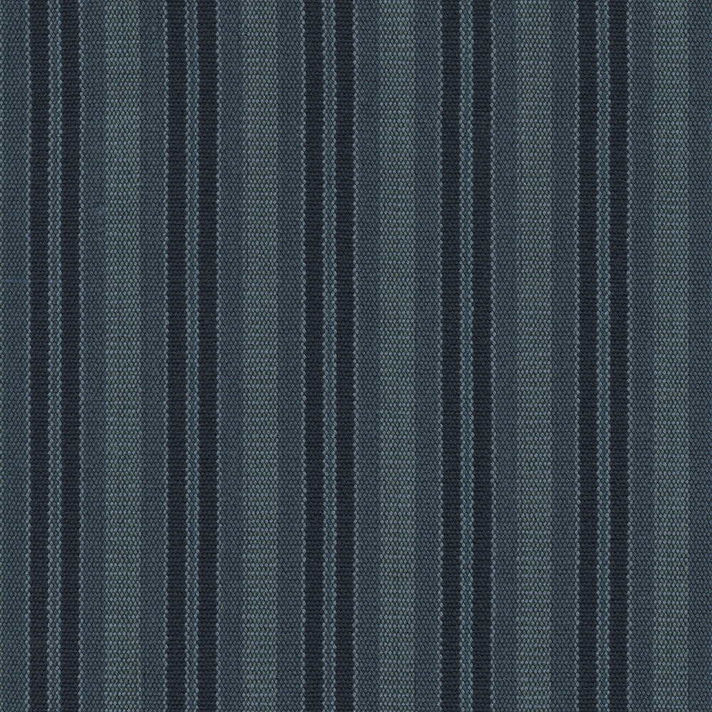 Silverton Stripe Indigo 411690 by PKL Studio Designer Fabric 100% Cotton India 21000 Horizontal: 2.5 and Vertical: N/A 54 - Swanky Fabrics -