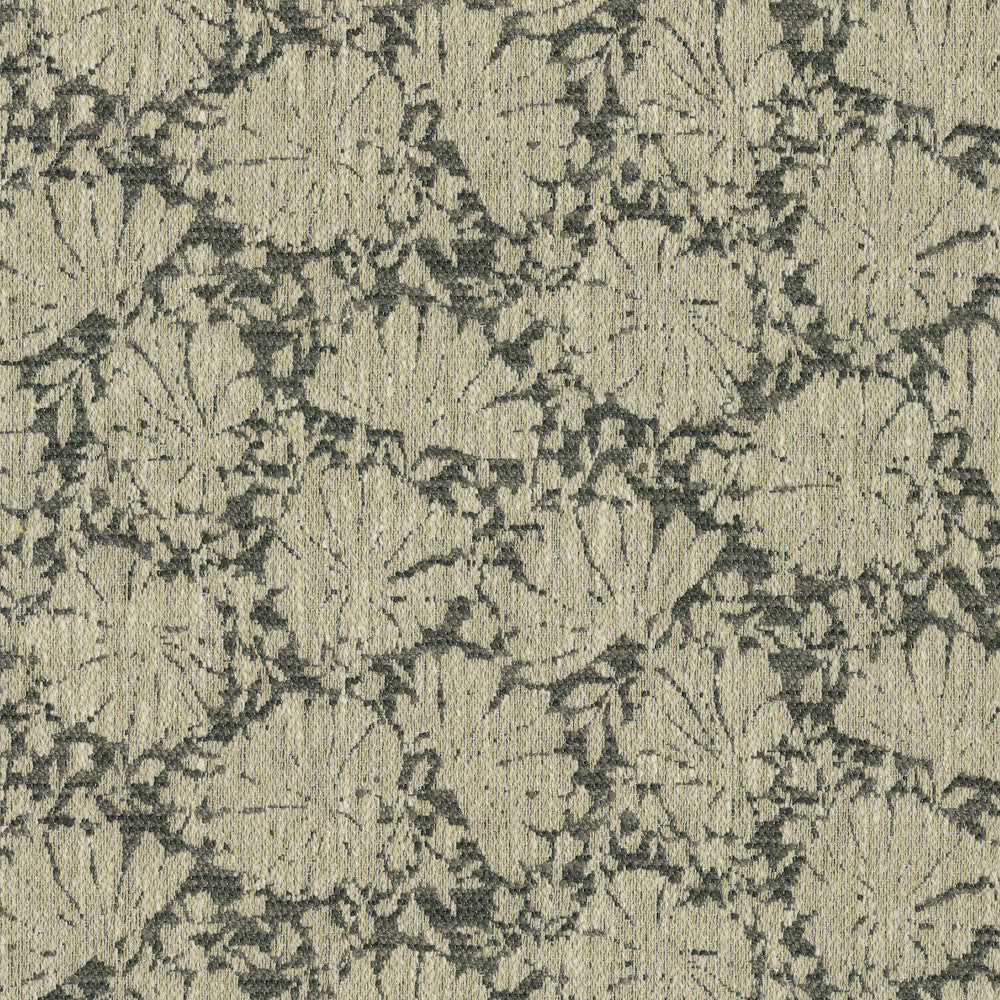 Little Lotus Charcoal 411781 by PKL Studio Designer Fabric 81% Polyester, 19% Cotton India 51000 Horizontal: 6.75 and Vertical: 8.5 54 - Swanky Fabrics -