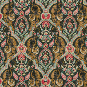 Twin Tigers Noir 411790 by PKL Studio Designer Fabric