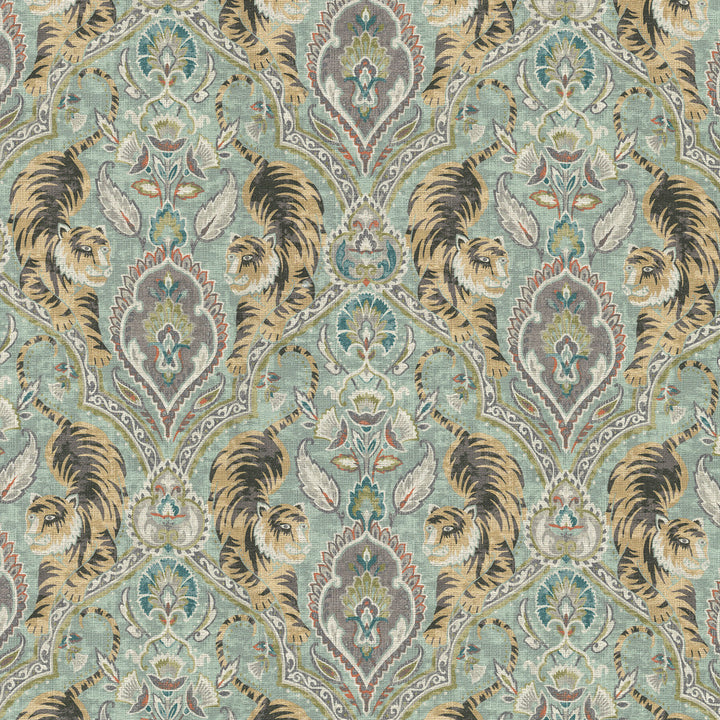 Twin Tigers Reed 411791 by PKL Studio Designer Fabric 100% Cotton Peru 24000 Horizontal: 13.5 and Vertical: 18 54/55 - Swanky Fabrics -