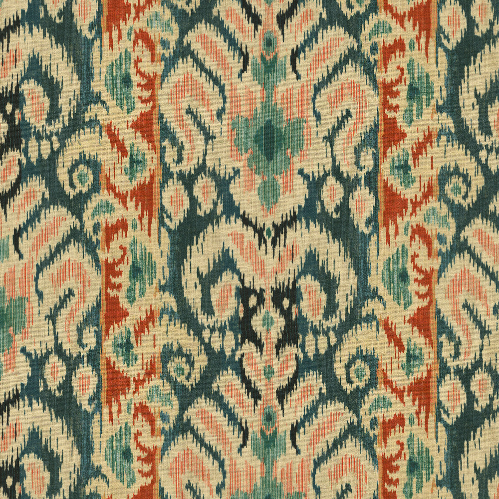 Silk Road Indienne 411811 by PKL Studio Designer Fabric 100% Cotton Peru 24000 Horizontal: 13.5 and Vertical: 18 54/55 - Swanky Fabrics -