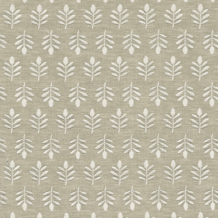 Laurel Emb Linen 411831 by PKL Studio Designer Fabric Base 71% Polyester, 29% Cotton Emb 100% Polyester India 51000 Horizontal: 1.63 and Vertical: 3.13 55 - Swanky Fabrics -