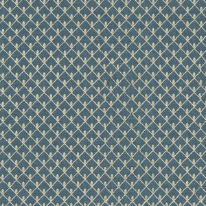 Picot Emb Indigo 411840 by PKL Studio Designer Fabric