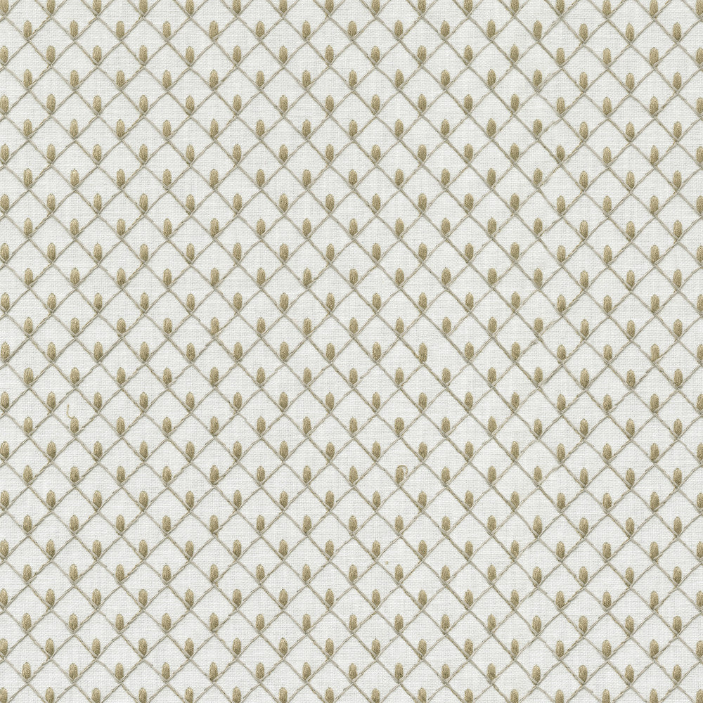 Picot Emb Linen 411843 by PKL Studio Designer Fabric Base 50% Polyester, 50% Cotton Emb 100% Rayon India 51000 Horizontal: 1 and Vertical: 1 55 - Swanky Fabrics -