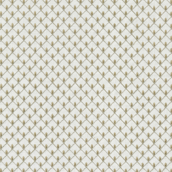 Picot Emb Linen 411843 by PKL Studio Designer Fabric Base 50% Polyester, 50% Cotton Emb 100% Rayon India 51000 Horizontal: 1 and Vertical: 1 55 - Swanky Fabrics -