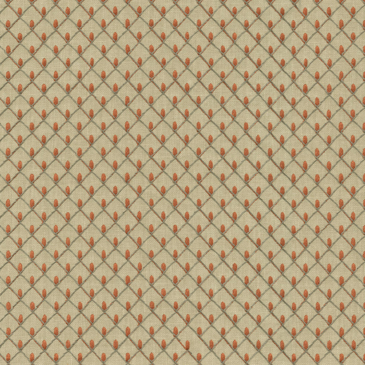 Picot Emb Flame 411846 by PKL Studio Designer Fabric Base 50% Polyester, 50% Cotton Emb 100% Rayon India 51000 Horizontal: 1 and Vertical: 1 55 - Swanky Fabrics -