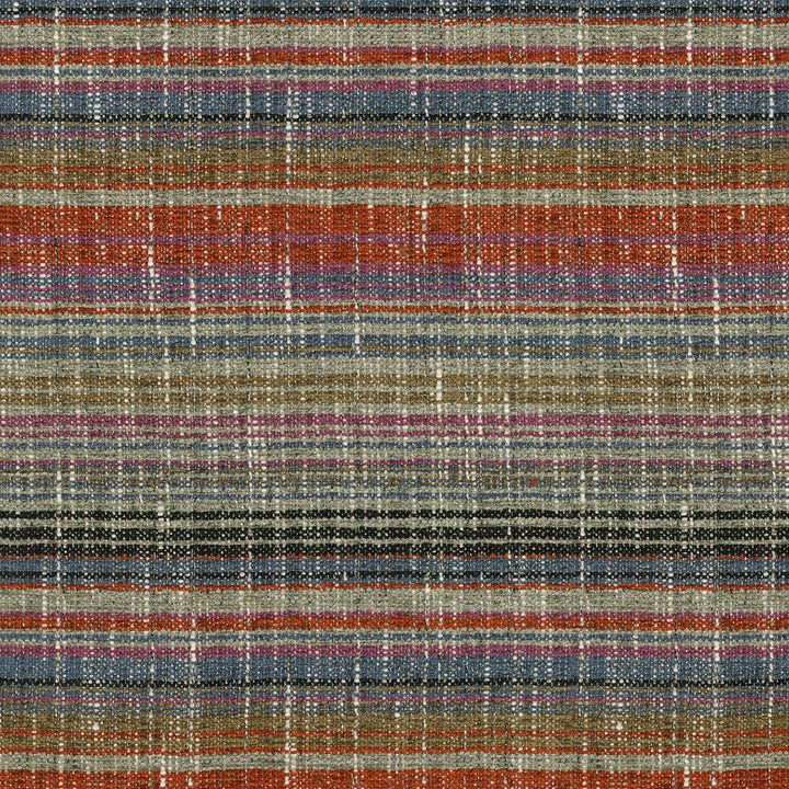 Carson Stripe Sunset 411860 by PKL Studio Designer Fabric 82% Polyester, 12% Cotton, 6% Rayon India 29000 Horizontal: N/A and Vertical: 9.25 54 - Swanky Fabrics -