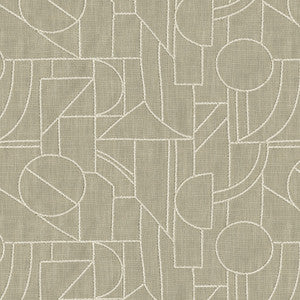 Building Blocks Emb Linen 411880 by PKL Studio Designer Fabric