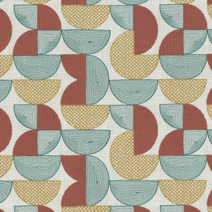 Sector Emb Mosaic 411960 by PKL Studio Designer Fabric