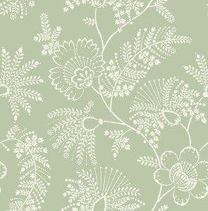 Maeve Sage Jacobean Trail Wallpaper by A-Street Prints Designer